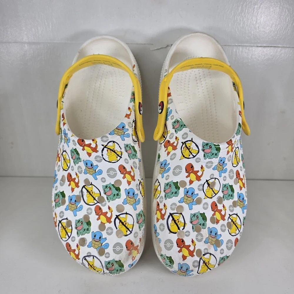 CROCS X POKEMON 2 Collab‎ Clog Classic Shoe Men's Size 12  Pikachu Charmander